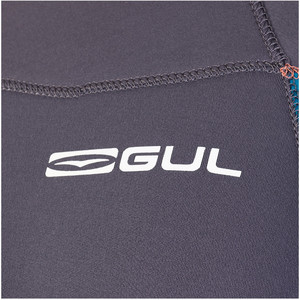 2024 Gul Womens Response 4/3mm GBS Back Zip Wetsuit RE1248-C1 - Grey / Marbel